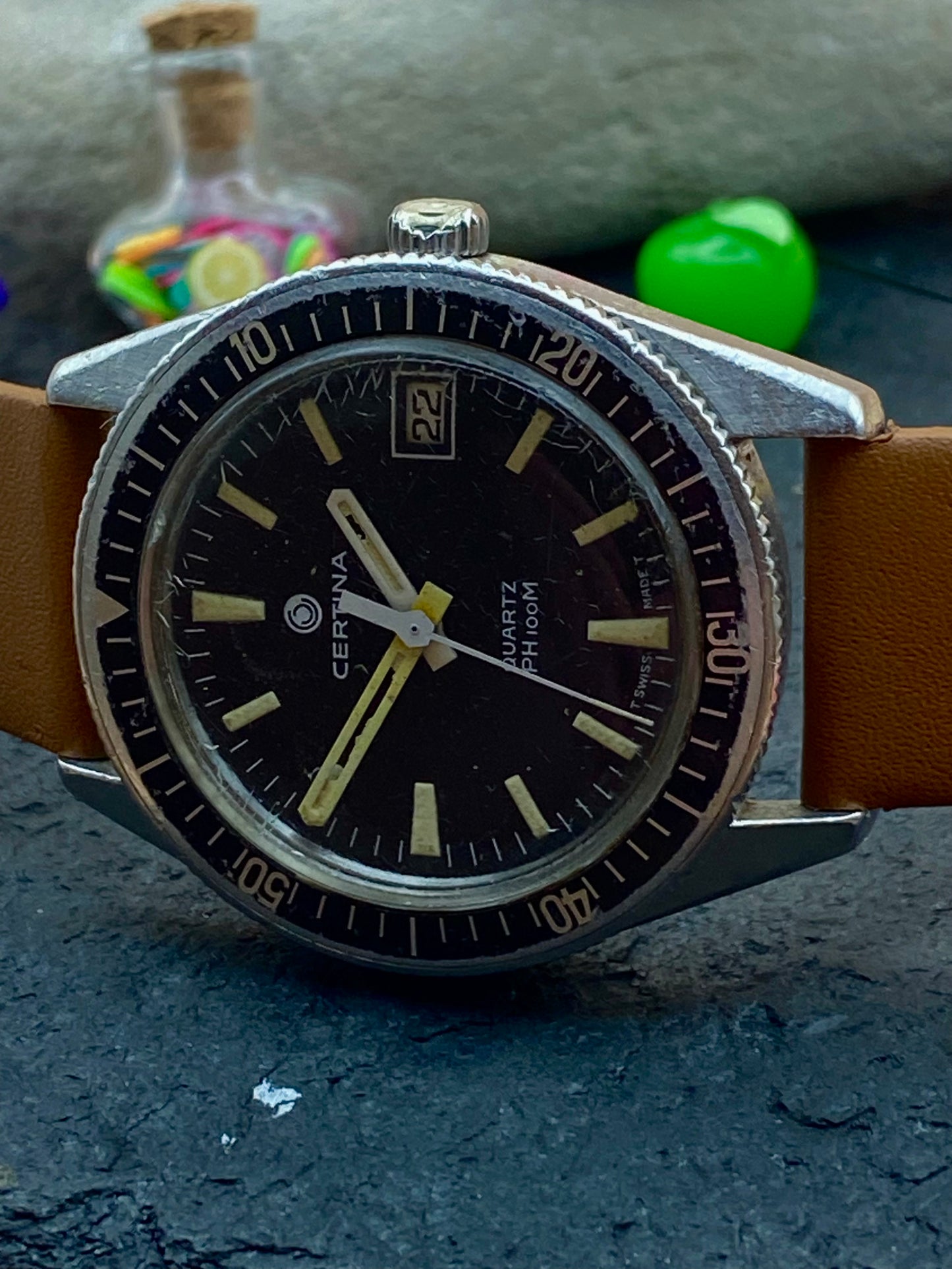 1981 Certina PH100m diver 750.3008.41